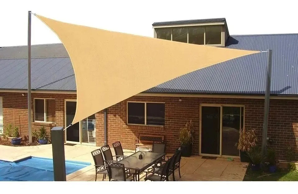 Toldos Vela Malla Sombra Triangular Vela Sombra 3.6 Metros
