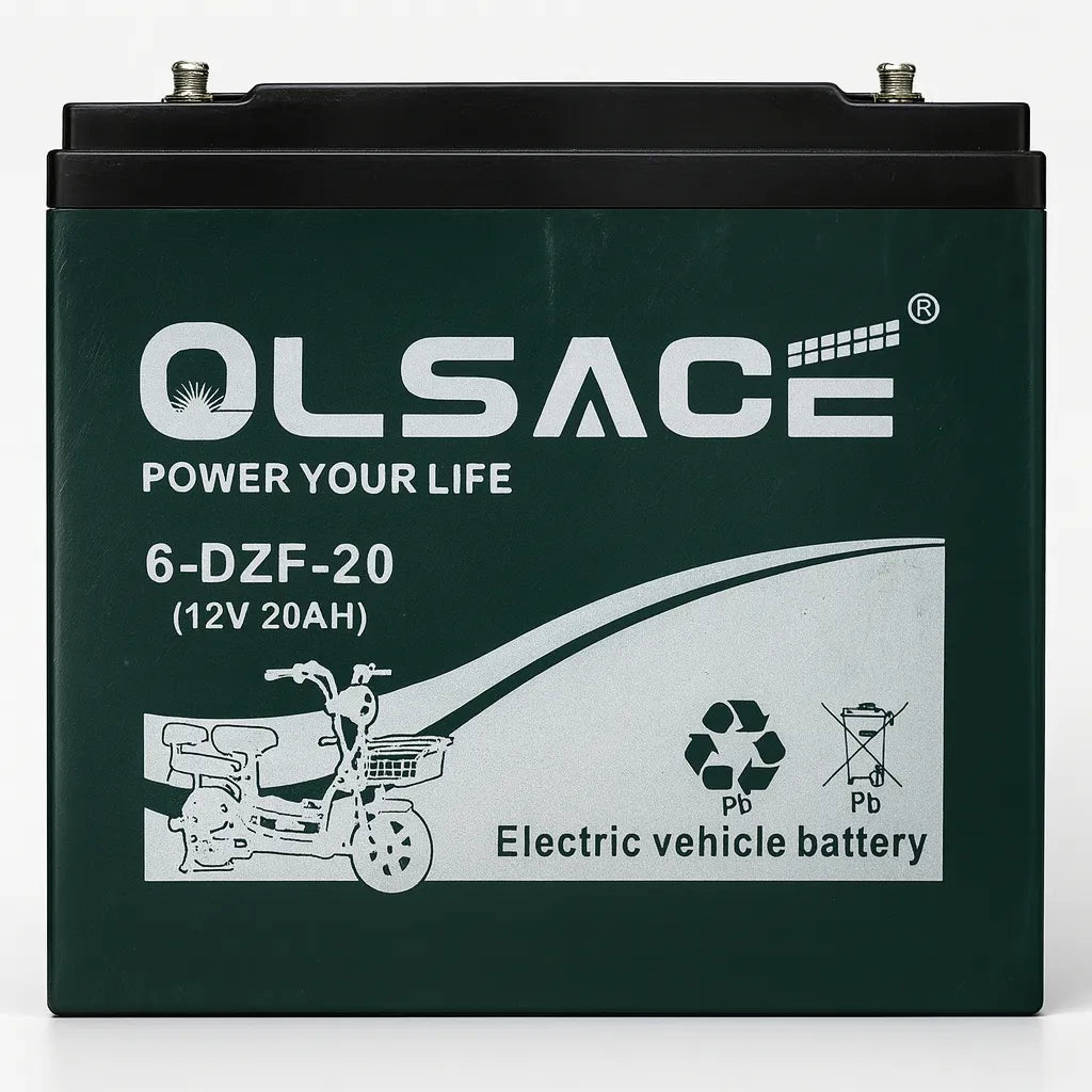 Bateria Moto Electrica 12v 20ah 6-dzf-20 Repuesto Cuatrimoto Izquierdo