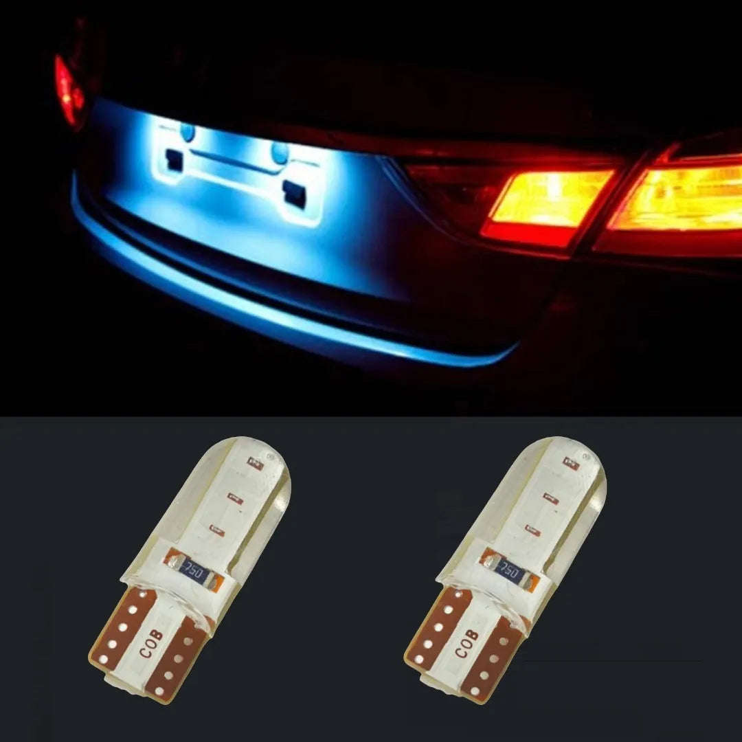 X2 Ampolleta Cola De Pescado Led Ampolleta Auto Luz Led T10