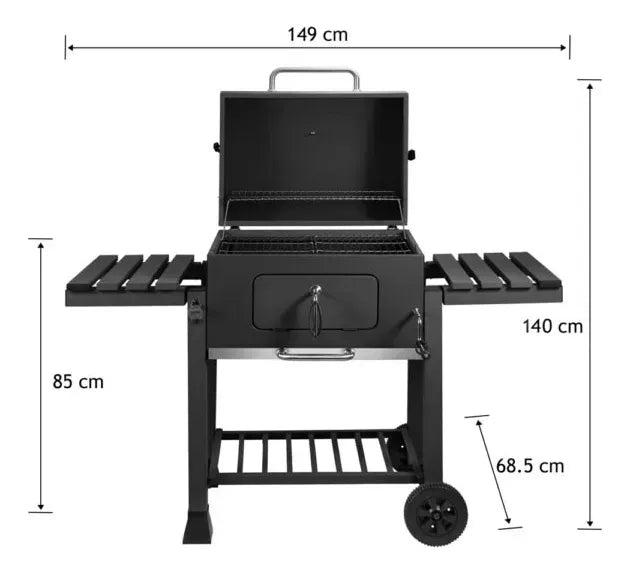 Asador Parrilla Portatil Carbon Parrillera Grill Aireador