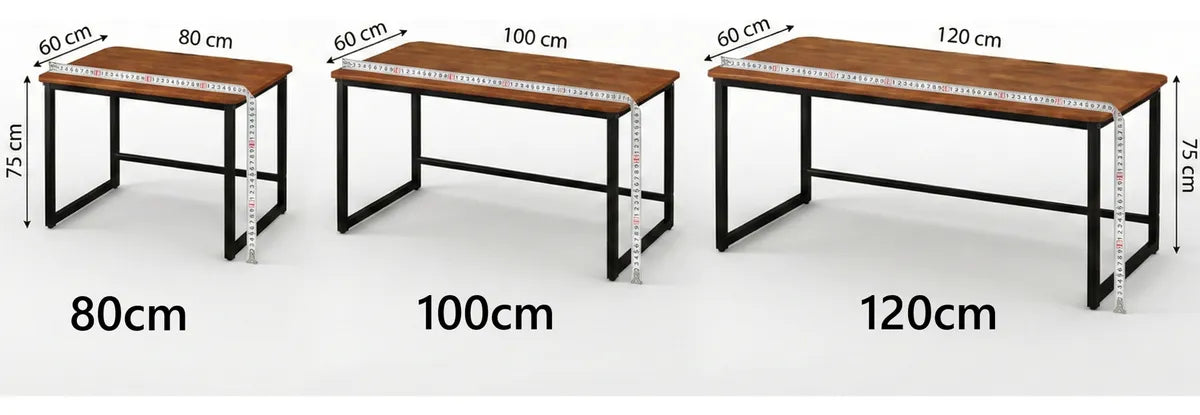 Escritorio Metálico Computador Oficina Hogar Estudio 120x60