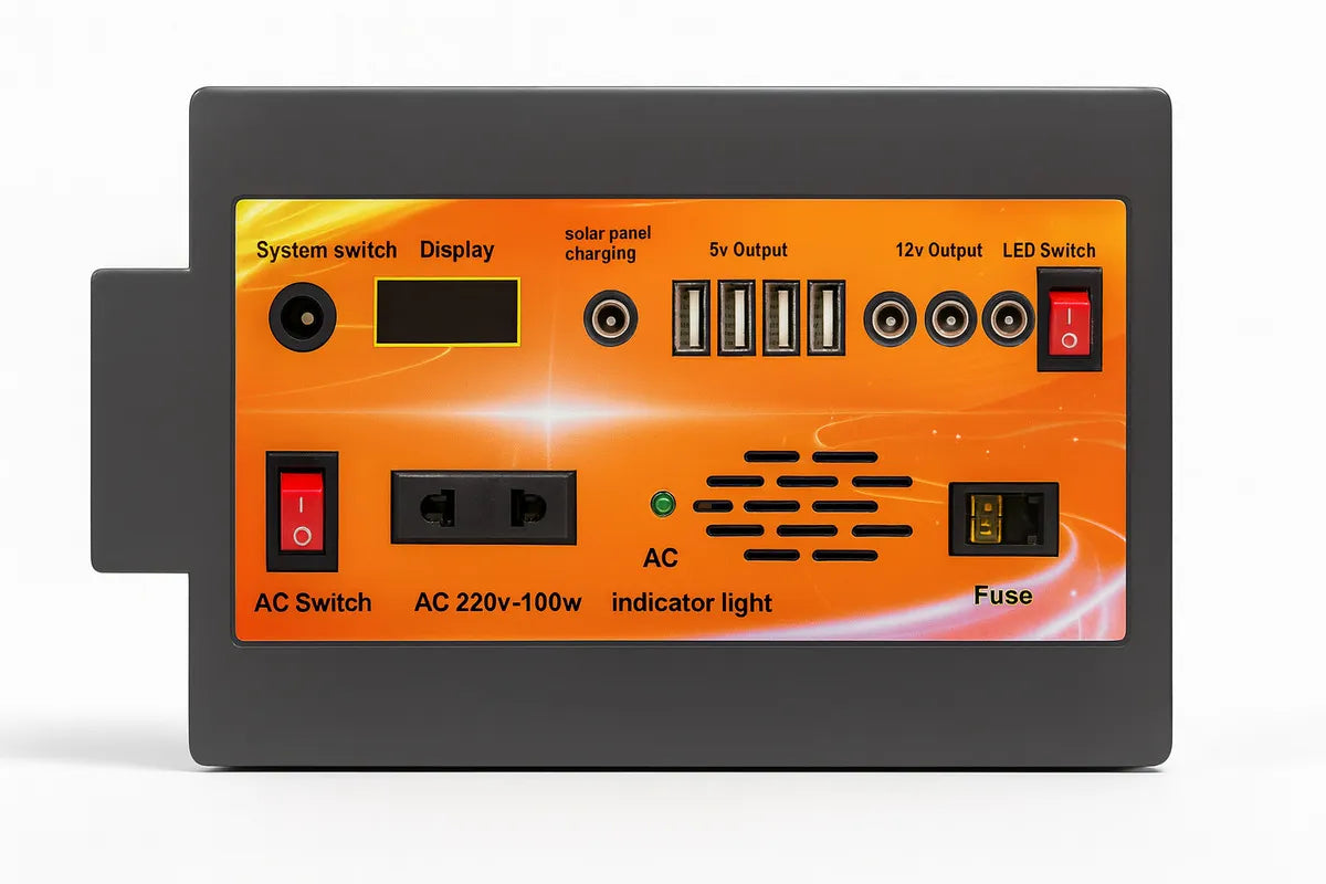 Bateria Gel 12v 55ah Estación Energía Portátil 220v 100w Usb