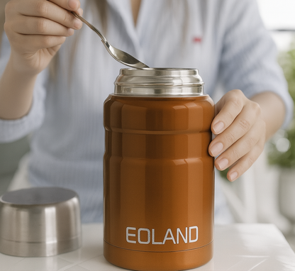 Termo Comida Colacion 800ml Acero Inoxidable Bolso Cuchara