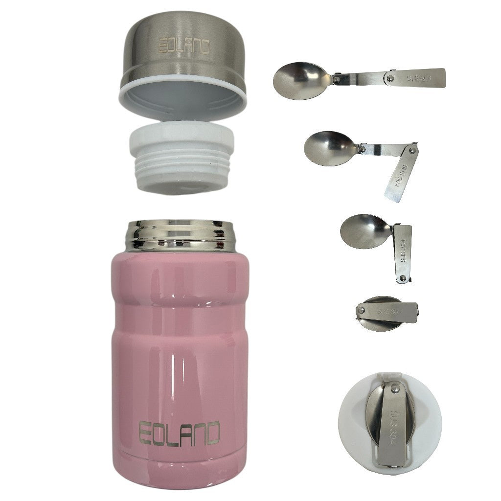 Termo Comida Colacion 800ml Acero Inoxidable Bolso Cuchara