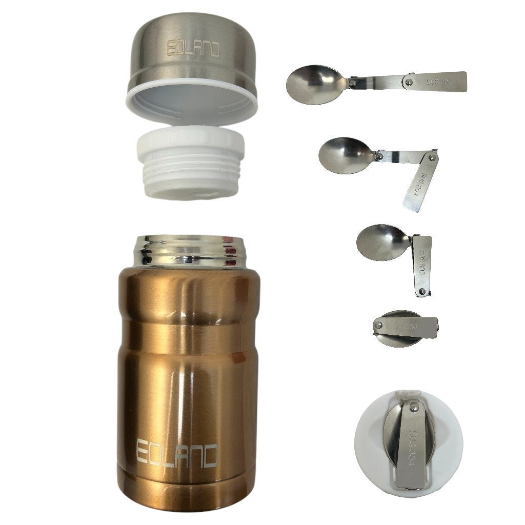 Termo Comida Colacion 800ml Acero Inoxidable Bolso Cuchara