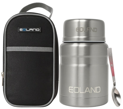 Termo Comida Colacion 800ml Acero Inoxidable Bolso Cuchara