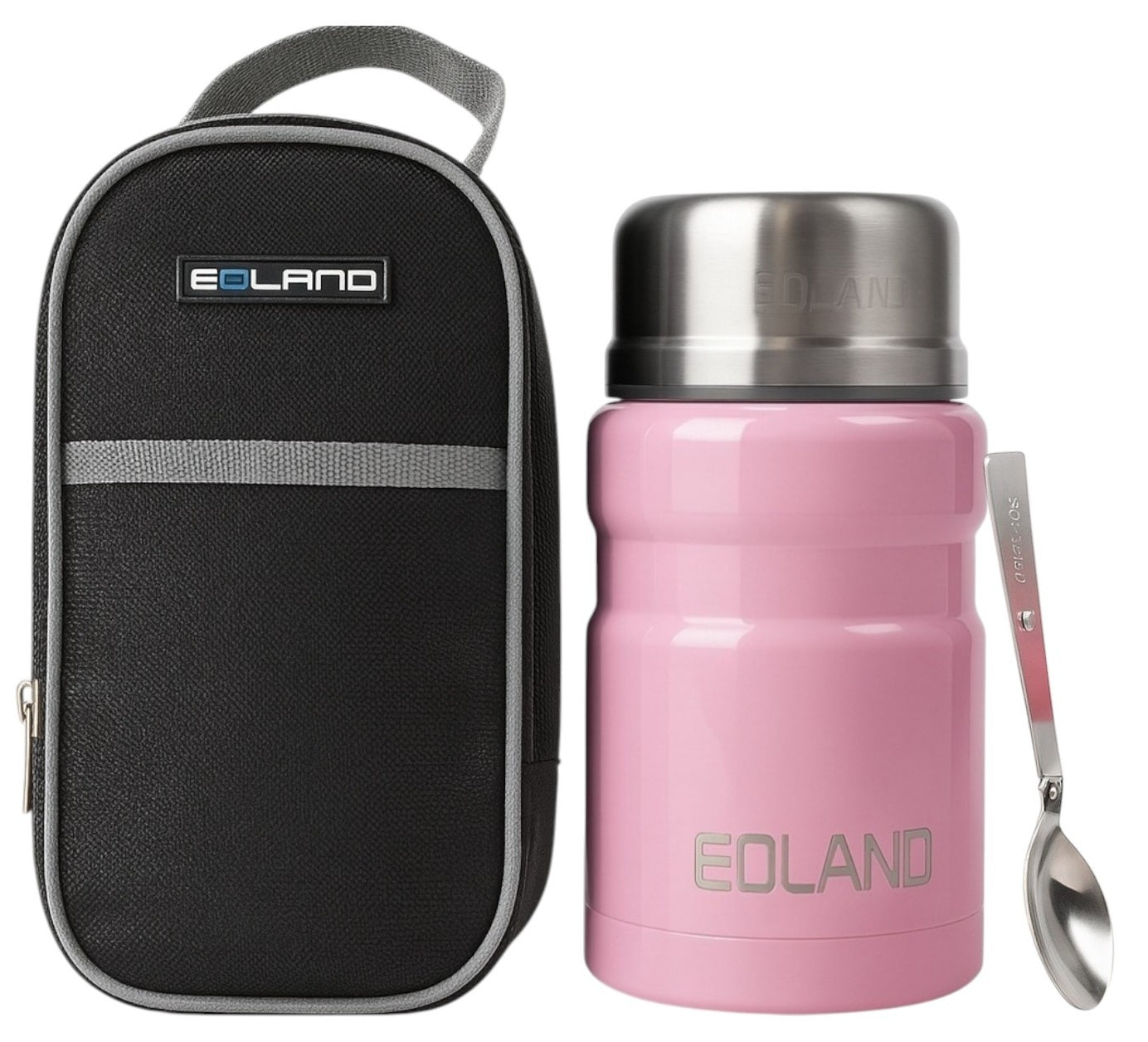 Termo Comida Colacion 800ml Acero Inoxidable Bolso Cuchara