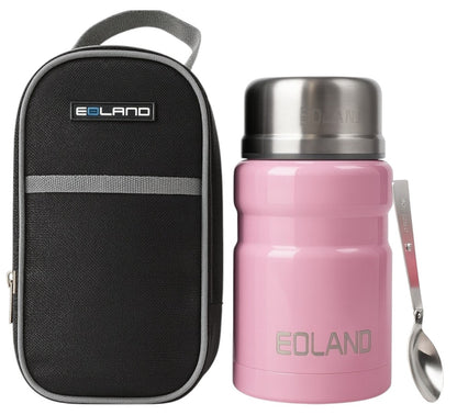 Termo Comida Colacion 800ml Acero Inoxidable Bolso Cuchara