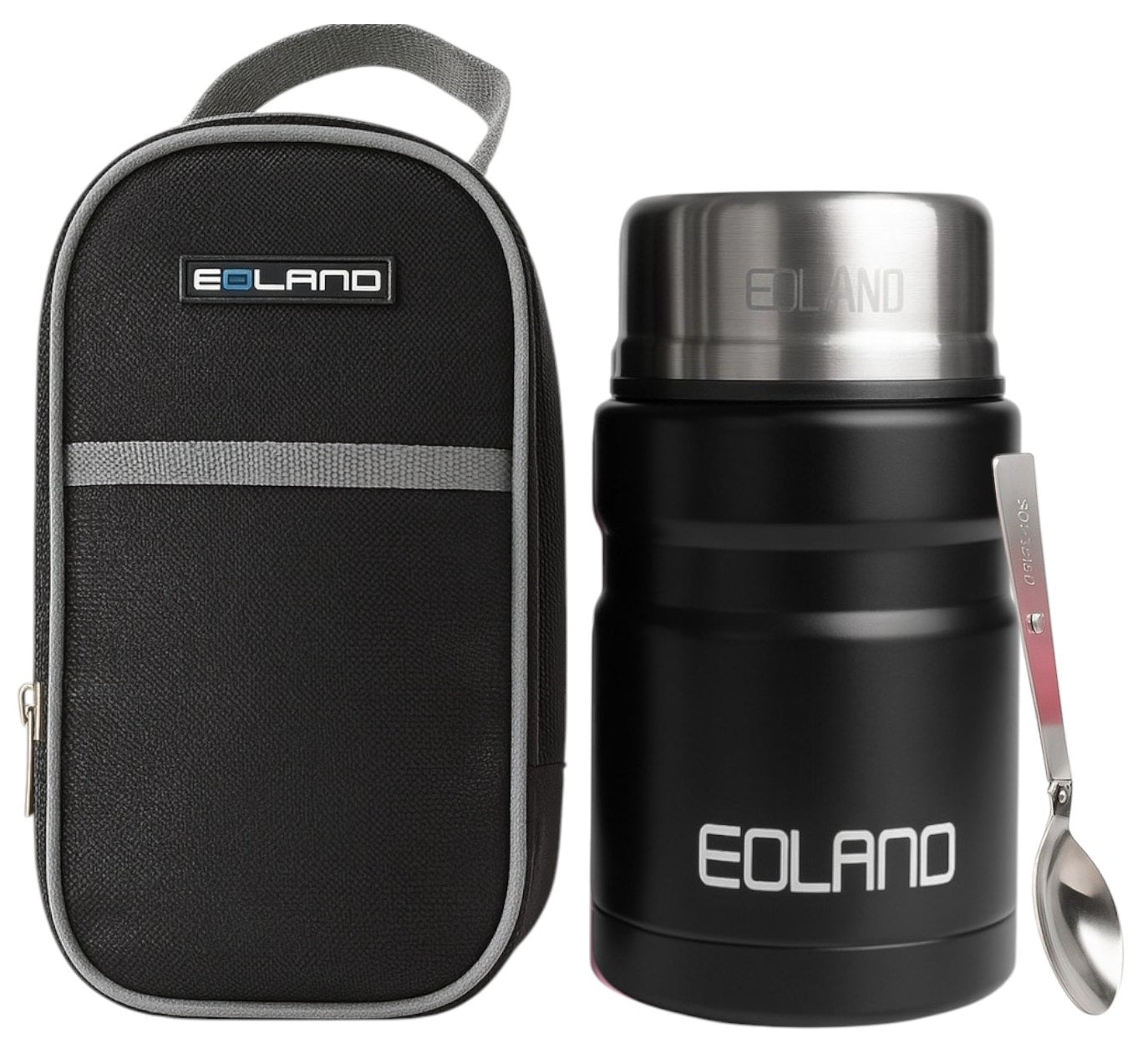 Termo Comida Colacion 800ml Acero Inoxidable Bolso Cuchara