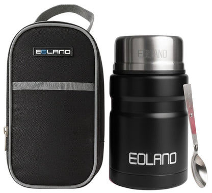 Termo Comida Colacion 800ml Acero Inoxidable Bolso Cuchara