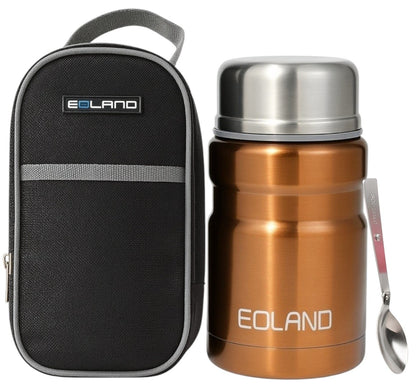 Termo Comida Colacion 800ml Acero Inoxidable Bolso Cuchara