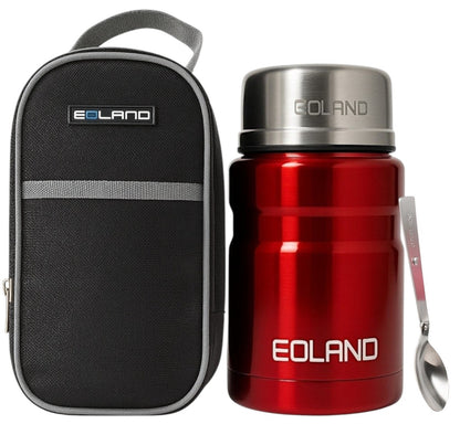 Termo Comida Colacion 800ml Acero Inoxidable Bolso Cuchara