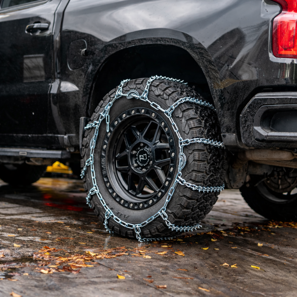 Set X2 Cadenas Rompe Hielo Autos Camionetas Nieve Serie 18