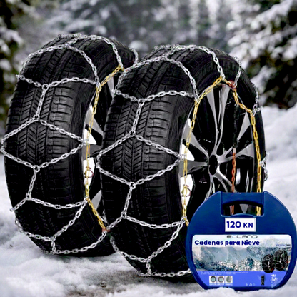 Set X2 Cadenas Autos Camionetas Kn Para Nieve Y Barro Rueda