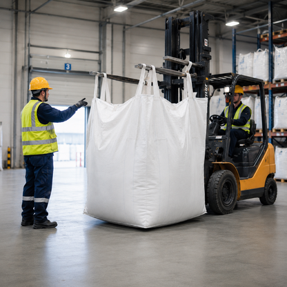 Maxisaco Eoland 1500 Kg Polipropileno 90x90x120cm Resistente Carga Materiales Construcción Vacío Escombro Limpieza Desechos