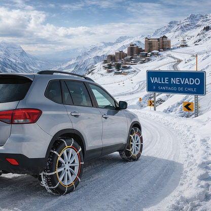 Set X2 Cadenas Autos Camionetas Kn Para Nieve Y Barro Rueda