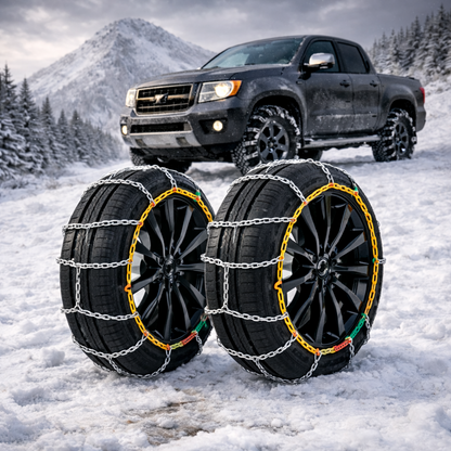 Set X2 Cadenas Autos Camionetas Kn Para Nieve Y Barro Rueda
