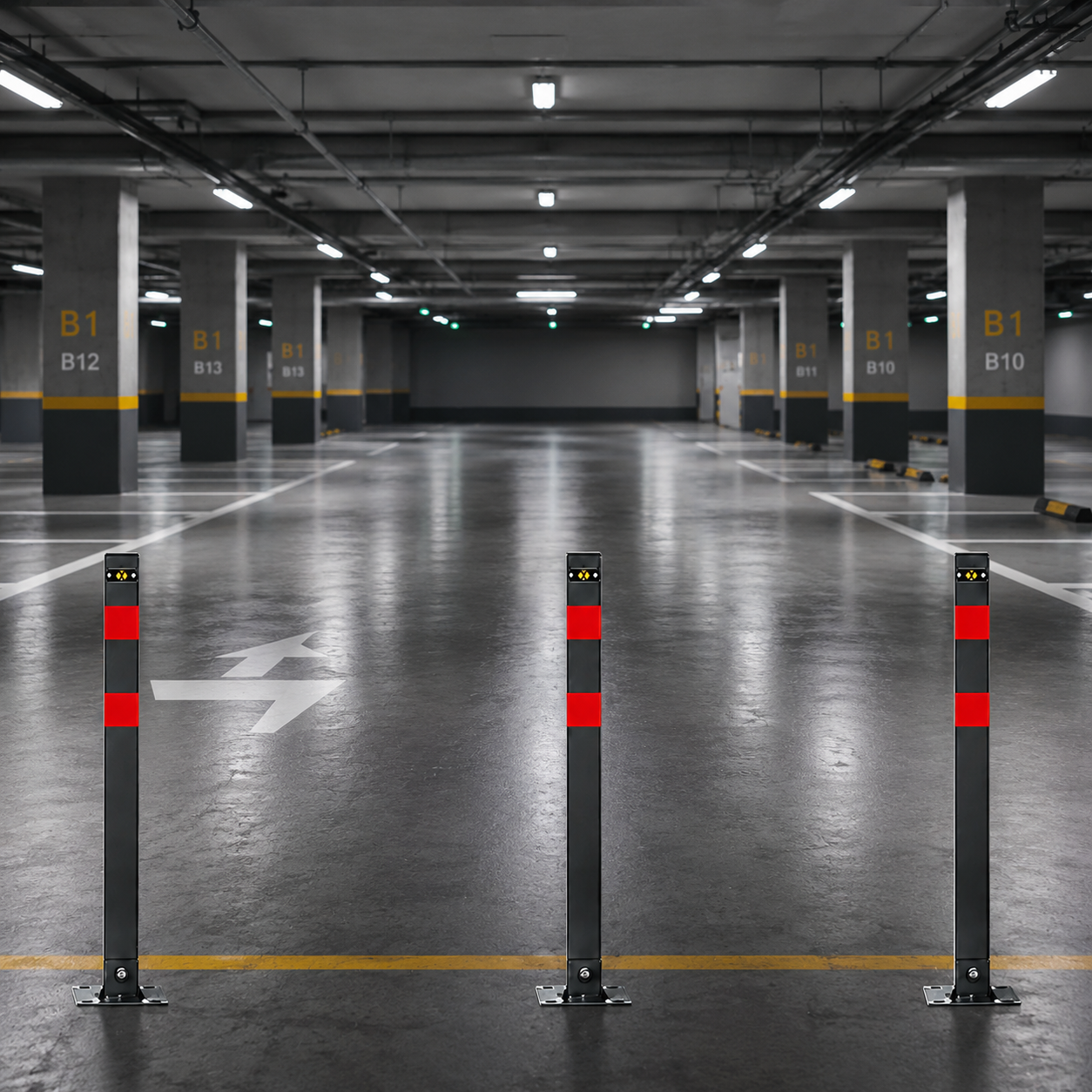Tope Bloqueador Estacionamiento Barrera Antiparking 65 Cm