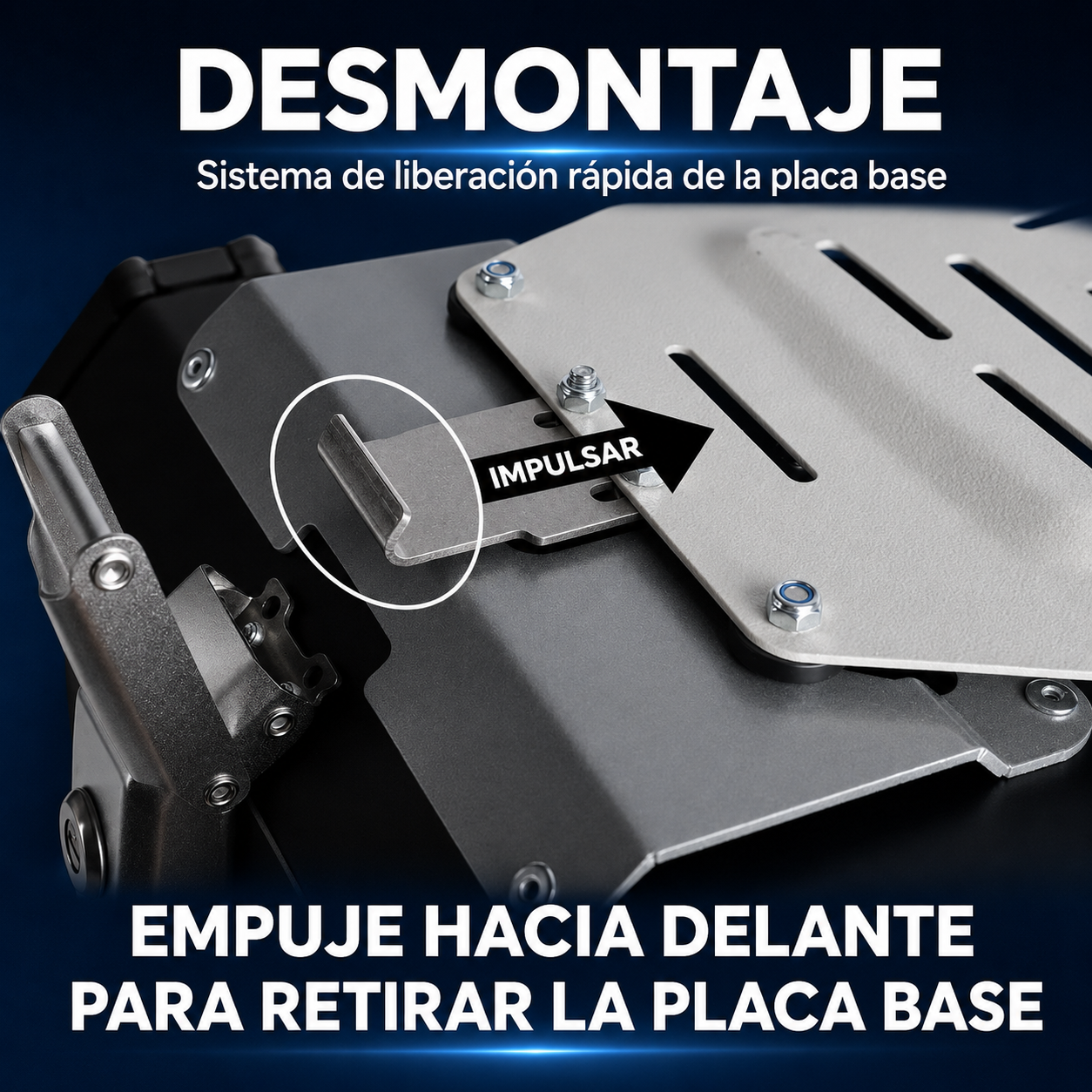 Maleta Para Moto Aluminio Trasera Universal 45/55/65 Litros
