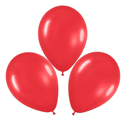 X50 Set De Globos Decoracion Goblos Rojos Globo Fiesta