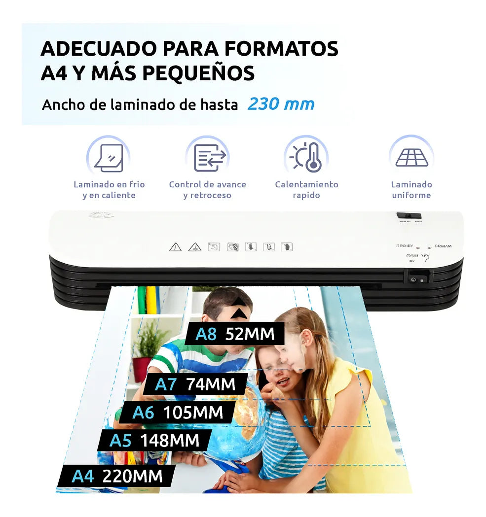 Termolaminadora Plastificadora + Cortador De Papel Rapido
