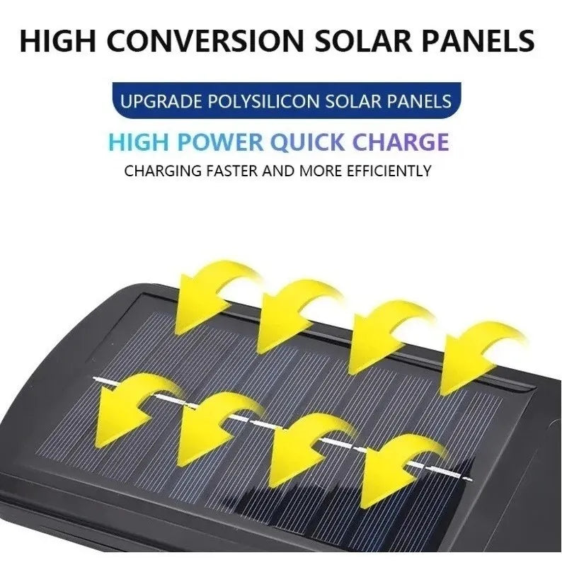 Foco Exterior Iluminacion Solar Foco Led Solares 120w Sensor