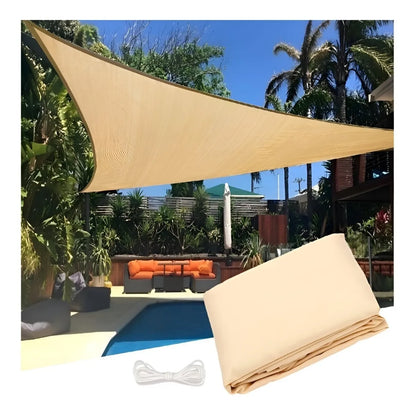 X2 Carpa Toldo Vela Triangular Vela Sombra Lona Toldo 5x5x5m