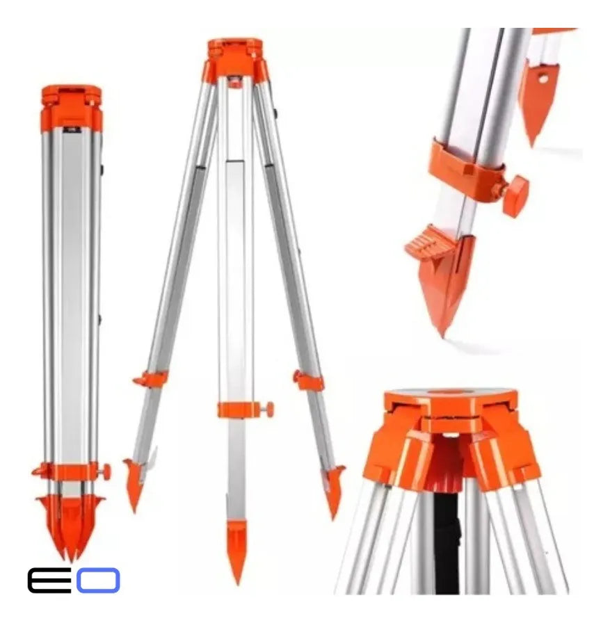 Mira Topografica 32x Herramienta Profesional Tripode + Nivel