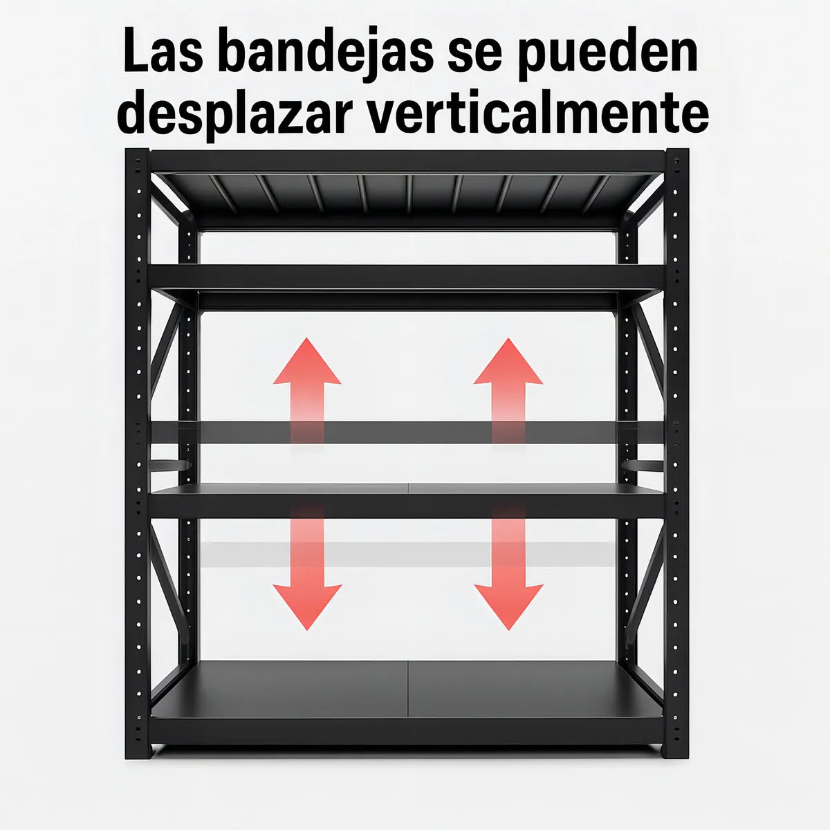 Estante Metalico Estanteria Repisa Rack Bodega 150x200x50cm