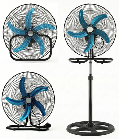 Ventilador Industrial 18 Pulgadas Pedestal, Mesa Y Pared