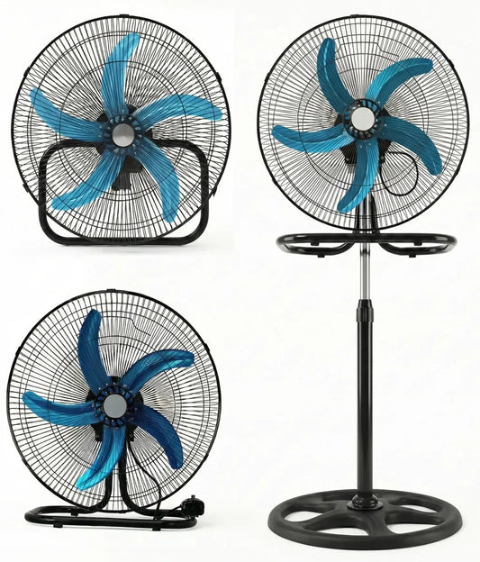 Ventilador Industrial 18 Pulgadas Pedestal, Mesa Y Pared