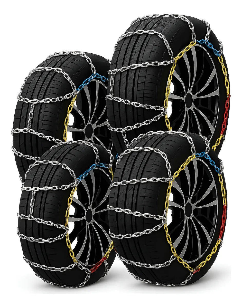 Set X4 Cadenas Autos Para Nieve Y Barro Camionetas Kn Rueda