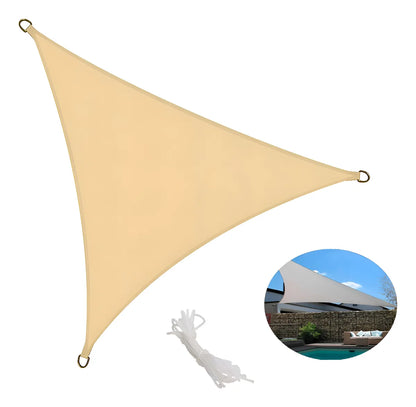 X2 Carpa Toldo Vela Triangular Vela Sombra Lona Toldo 5x5x5m