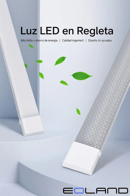 X5 Tubo Led 120cm Luces Canaleta Led Canoa Plana Tubos Led 48w