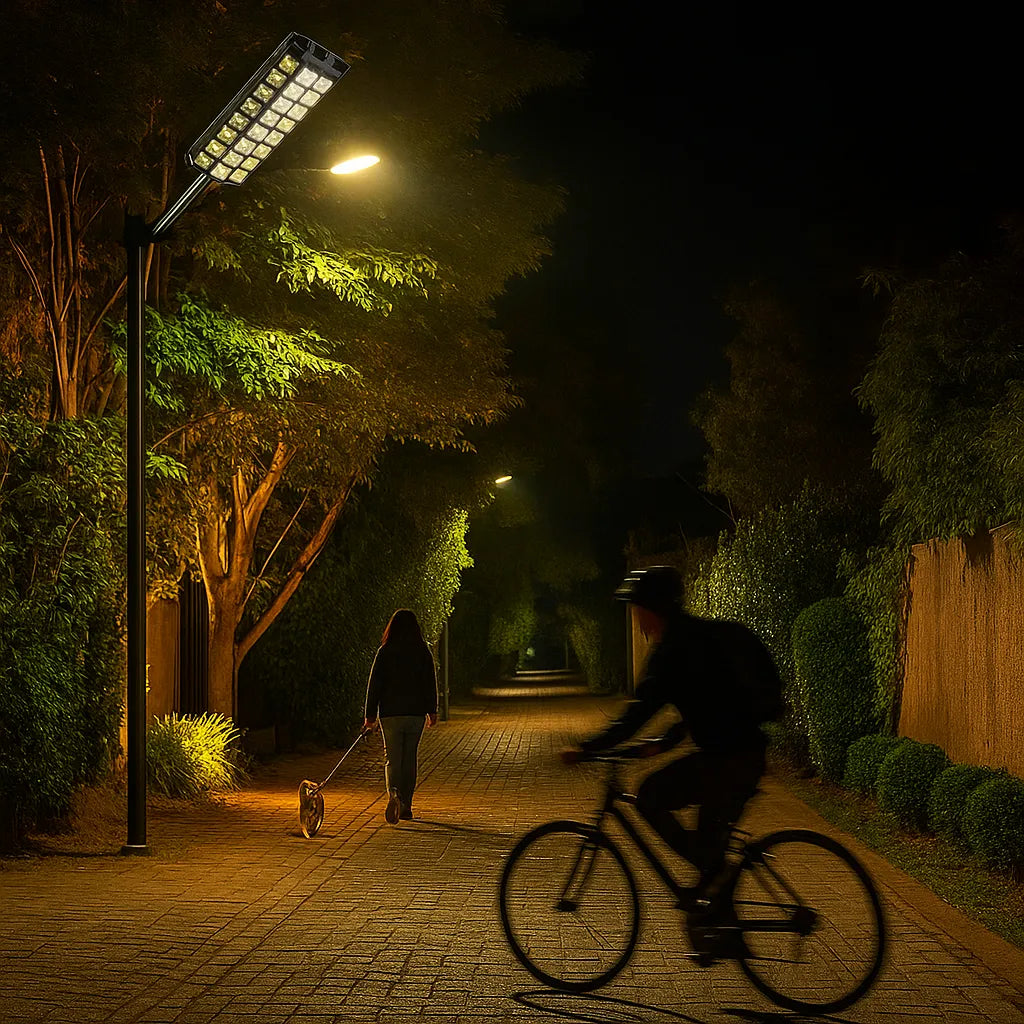 Foco Led Exterior Con Sensor Movimiento Focos Solar 1200w