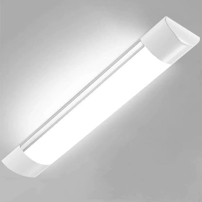X2 Tubos Led 120cm Canaleta Led Luz Canoa Plana Tubo Led 36w