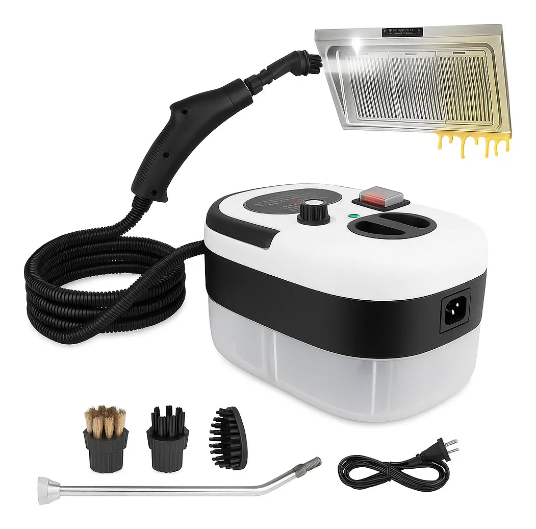 Limpiador De Vapor Presión Alta Temperatura 2500w Blanco