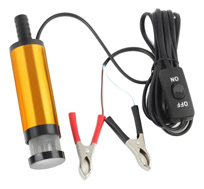 Bomba Sumergible Eléctrica 12v Dc Para Trasvasije De Líquido