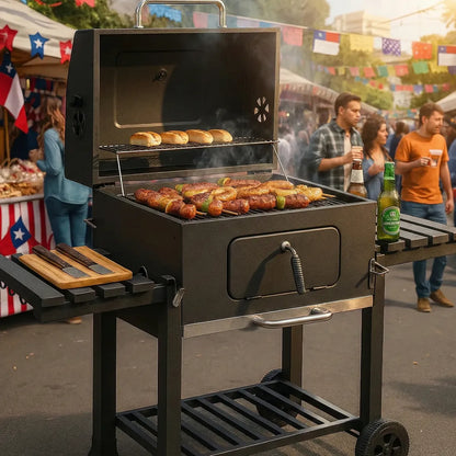 Asador Parrilla Portatil Carbon Parrillera Grill Aireador