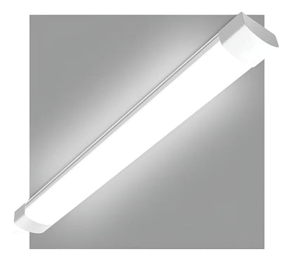 X3 Tubos Led 36w Canaleta Led Luz Canoa Plana Tubo Led 120cm