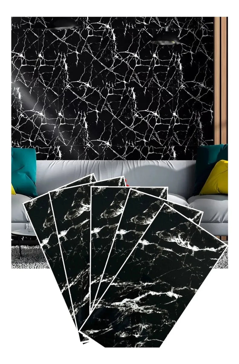 Pack X15 Palmetas Autoadhesivas Laminas Para Paredes 30x60cm