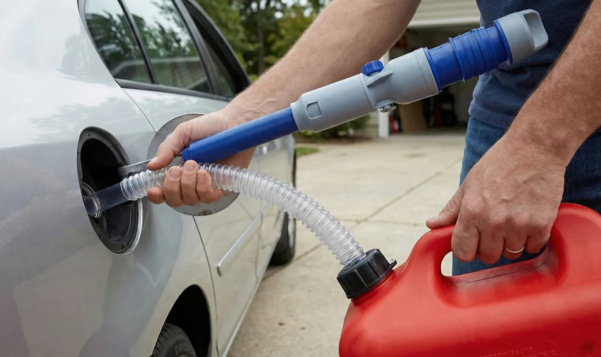Bomba Eléctrica Portátil Transferencia Líquidos Combustible
