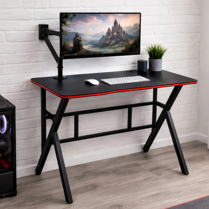 Escritorio Gamer 80x60 Metálico Computador Oficina Estudio