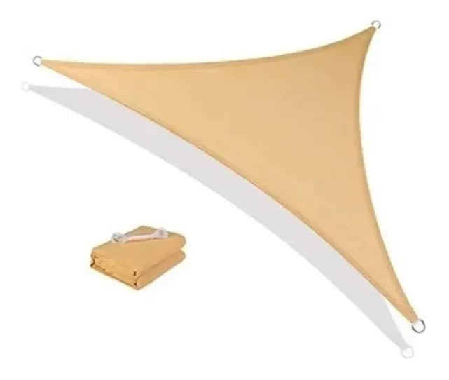 Set 3 Toldos Vela Sombra Malla Sombra Triangular 3.6 Metros