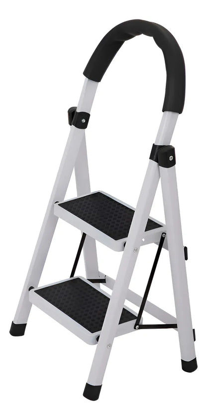 Escalera Tijera Plegable 2 Peldaños Multifuncional Tubular