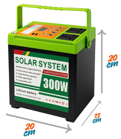 Bateria Multifuncional Portátil Usb Cargador 12v 300w Ac220v