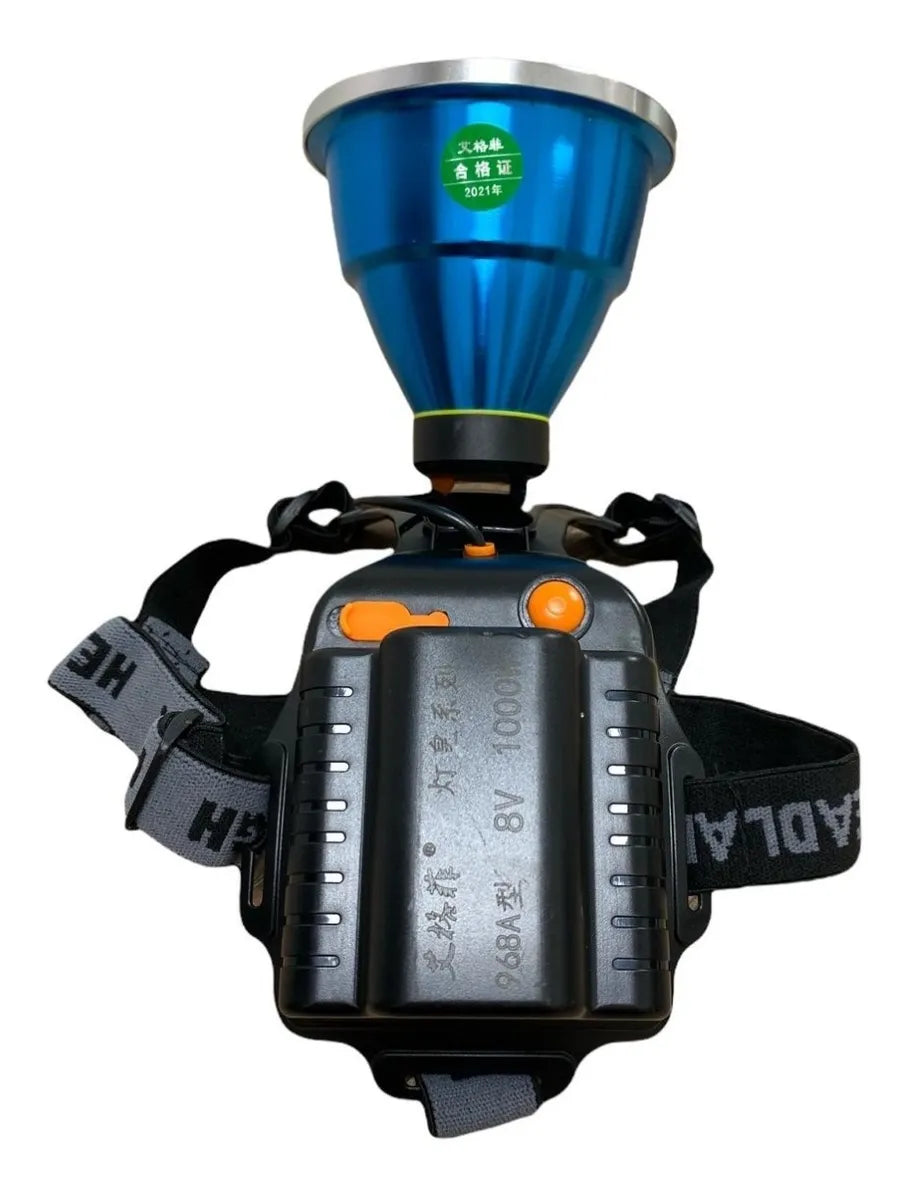 Lampara Camping Cabeza Recargable Focos Para Cazar Led 1000w