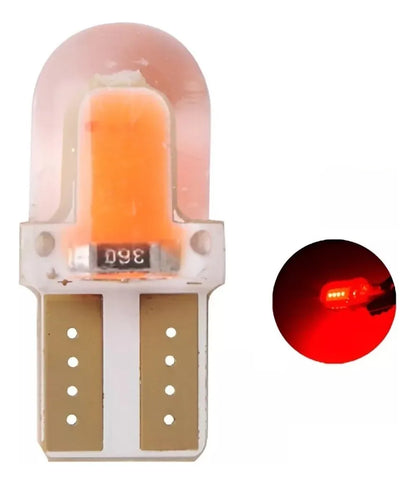 X2 Ampolleta Cola De Pescado Led Ampolleta Auto Luz Led T10