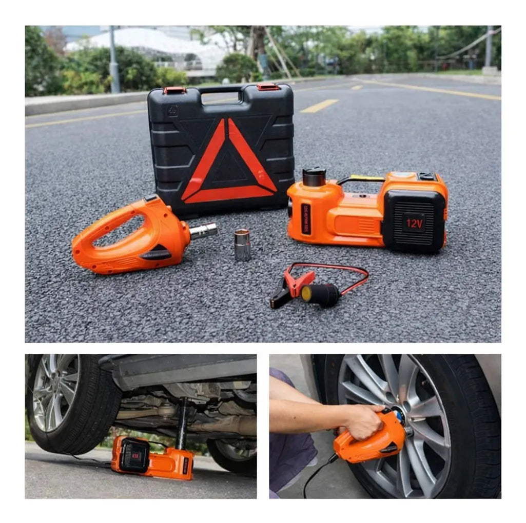 Compresor Automotriz 4en1 Conector Electrico Hidraulico 12v