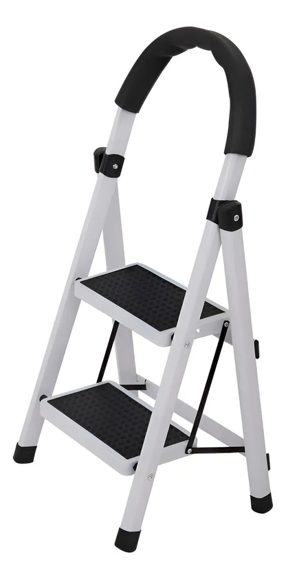 Escalera De Tijera Plegable Escala 2 Peldaños Antideslizante